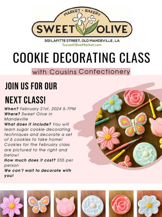 Cookie Decorating Class February 21, 2024